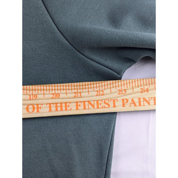 Nike Dri-Fit Hoodie Pullover Mens Large Green Neon Yellow Swoosh Front Pocket - Picture 3 of 13